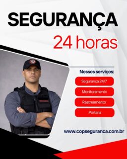 A Cop Segurança oferece soluções completas para proteger o seu patrimônio com tecnologia, experiência e profissionais altamente capacitados. Seja para residências, empresas, condomínios ou indústrias, contamos com serviços que garantem tranquilidade 24 horas por dia, 7 dias por semana.

✅ Segurança Patrimonial
✅ Monitoramento de Alarmes e Câmeras 24h
✅ Rastreamento Veicular
✅ Portaria e Controle de Acesso

Há mais de 20 anos protegendo pessoas, patrimônios e negócios com seriedade e compromisso.
Solicite um orçamento e descubra a solução ideal para a sua necessidade.